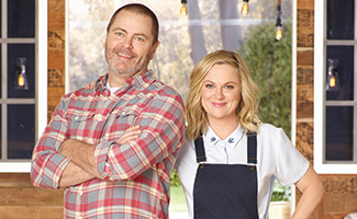 Nick Offerman and Amy Poehler host "Making It"