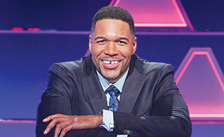 Michael Strahan hosts "The $100,000 Pyramid"