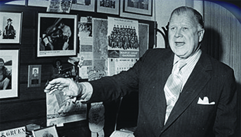 Former Leafs owner Harold Ballard, as seen in "Offside: The Harold Ballard Story