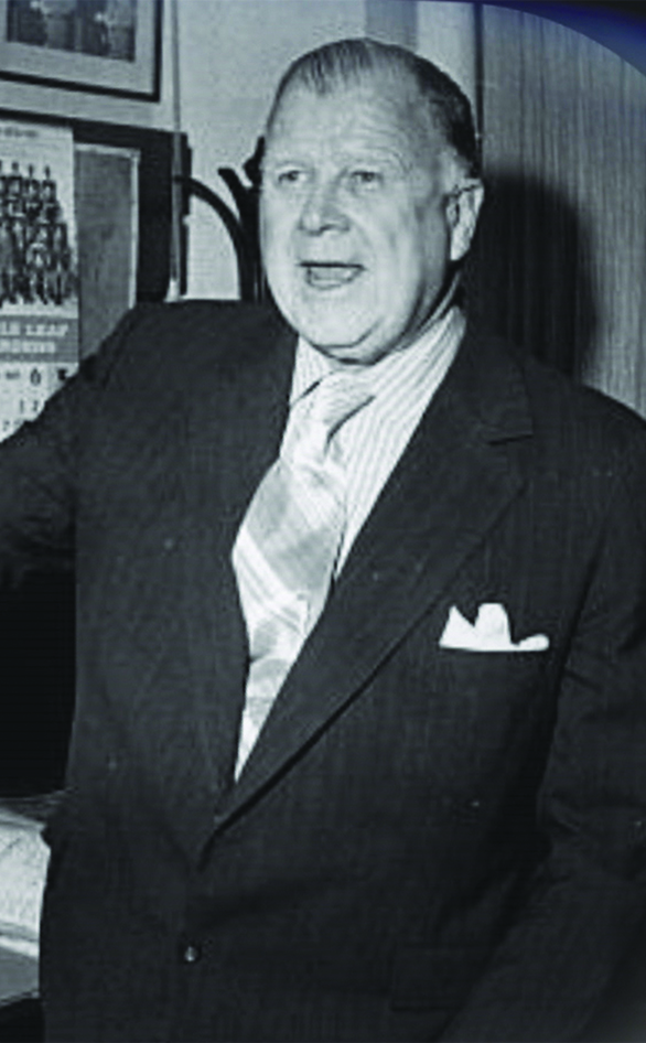 Former Leafs owner Harold Ballard, as seen in "Offside: The Harold Ballard Story