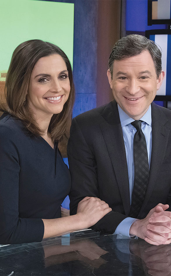 Paula Faris and Dan Harris in "Good Morning America Saturday"