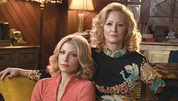 Ari Graynor and Melissa Leo in "I'm Dying Up Here"