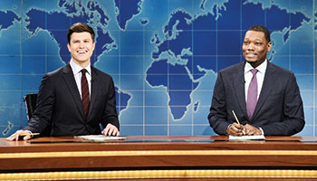 Colin Jost and Michael Che in "Saturday Night Live"