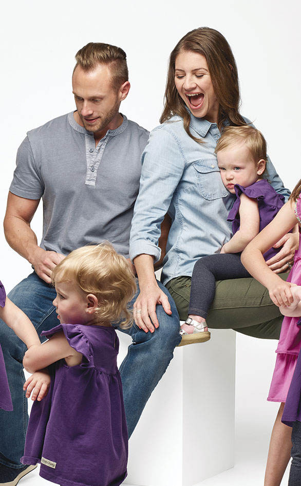 The Busby Family in "OutDaughtered"