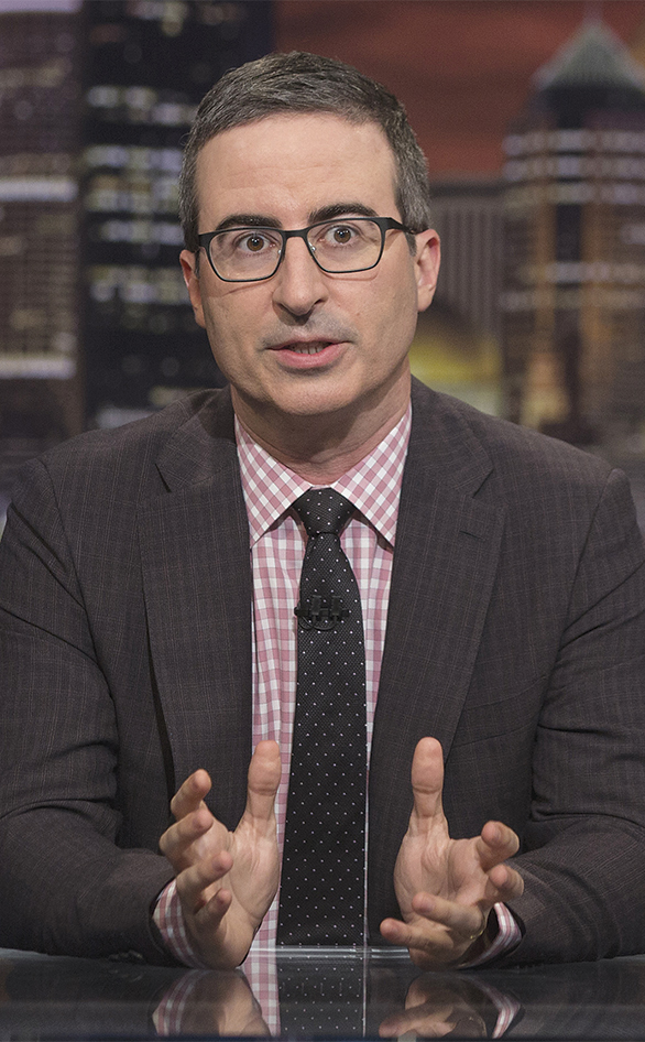 John Oliver hosts "Last Week Tonight With John Oliver"