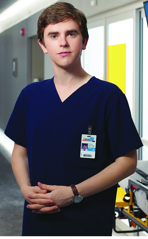 Freddie Highmore stars in "The Good Doctor"