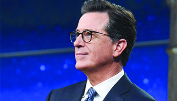 Stephen Colbert hosts "The Late Show With Stephen Colbert"