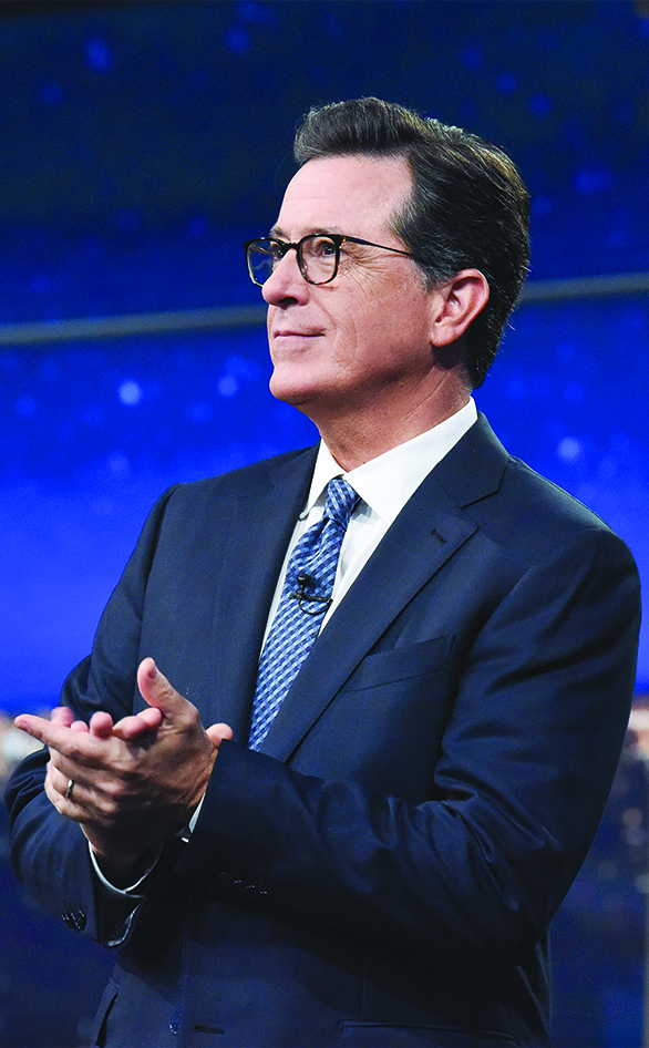 Stephen Colbert hosts "The Late Show With Stephen Colbert"