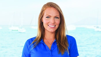 Rhylee Gerber in "Below Deck"