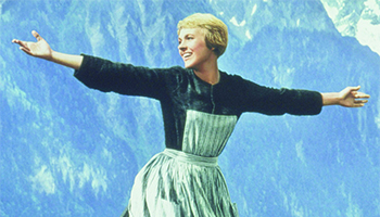 Julie Andrews stars in "The Sound of Music"