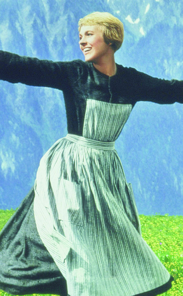 Julie Andrews stars in "The Sound of Music"