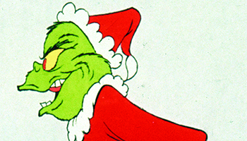 The Grinch in "How the Grinch Stole Christmas"