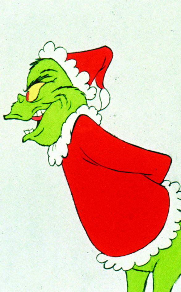 The Grinch in "How the Grinch Stole Christmas"