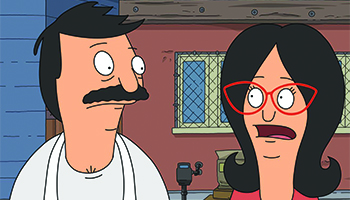 Bob and Linda in "Bob's Burgers"