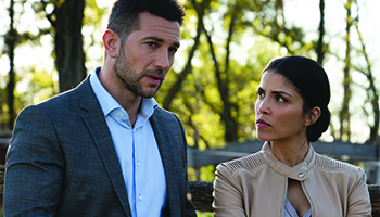 Luke Roberts and Nazneen Contractor in "Ransom"