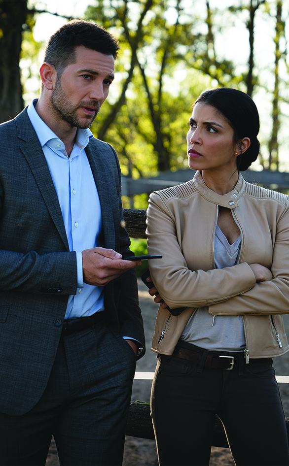 Luke Roberts and Nazneen Contractor in "Ransom"