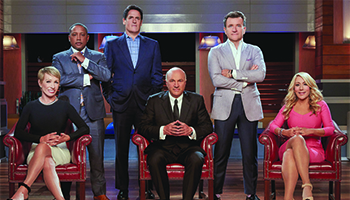 The cast of "Shark Tank"