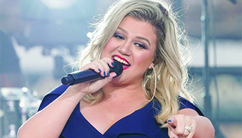 Kelly Clarkson in last year's "Macy's 4th of July Fireworks Spectacular"