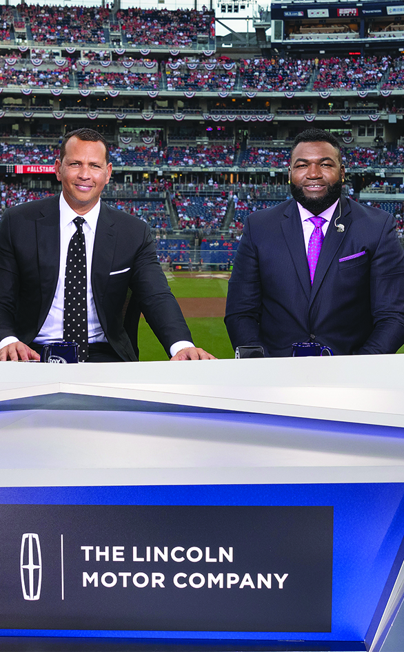 Alex Rodriguez and David Ortiz at the 2018 MLB All-Star Game