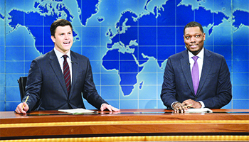 Colin Jost and Michael Che in "Saturday Night Live"