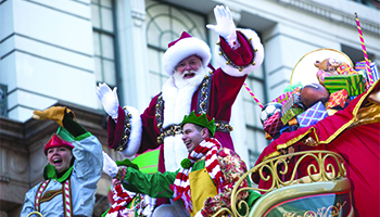 Santa Claus in a previous Macy's Thanksgiving Day Parade