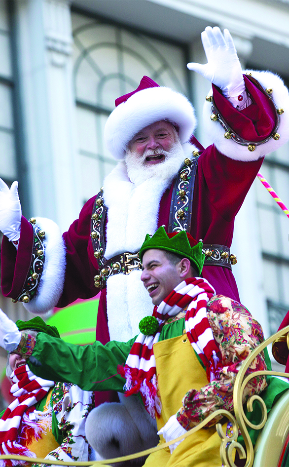 Santa Claus in a previous Macy's Thanksgiving Day Parade