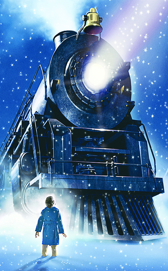 A scene from "The Polar Express"