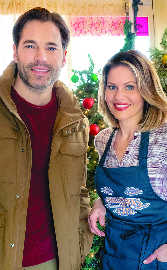 Tim Rozon and Candace Cameron Bure star in "Christmas Town"