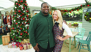 Anthony "Spice" Adams and Emma Bunton host "The Great American Baking Show"