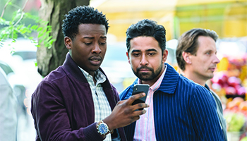 Brandon Micheal Hall and Suraj Sharma star in "God Friended Me"