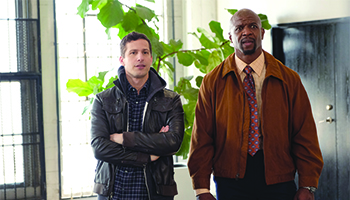 "Brooklyn Nine-Nine" stars Andy Samberg and Terry Crews