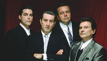 Ray Liotta, Robert De Niro, Paul Sorvino and Joe Pesci star in "Goodfellas"