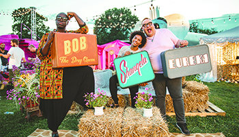 Bob the Drag Queen, Shangela and Eureka O'Hara from "We're Here"