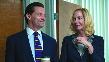 Hugh Jackman and Allison Janney in "Bad Education"