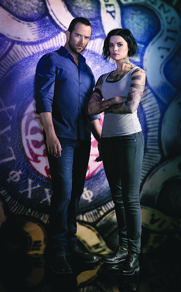 Sullivan Stapleton and Jaimie Alexander as seen in "Blindspot"