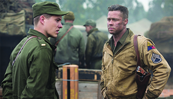 Brad Pitt in "Fury"