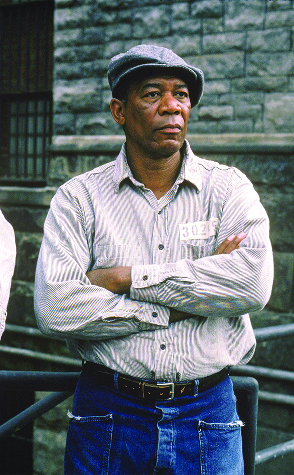 Morgan Freeman in "The Shawshank Redemption"