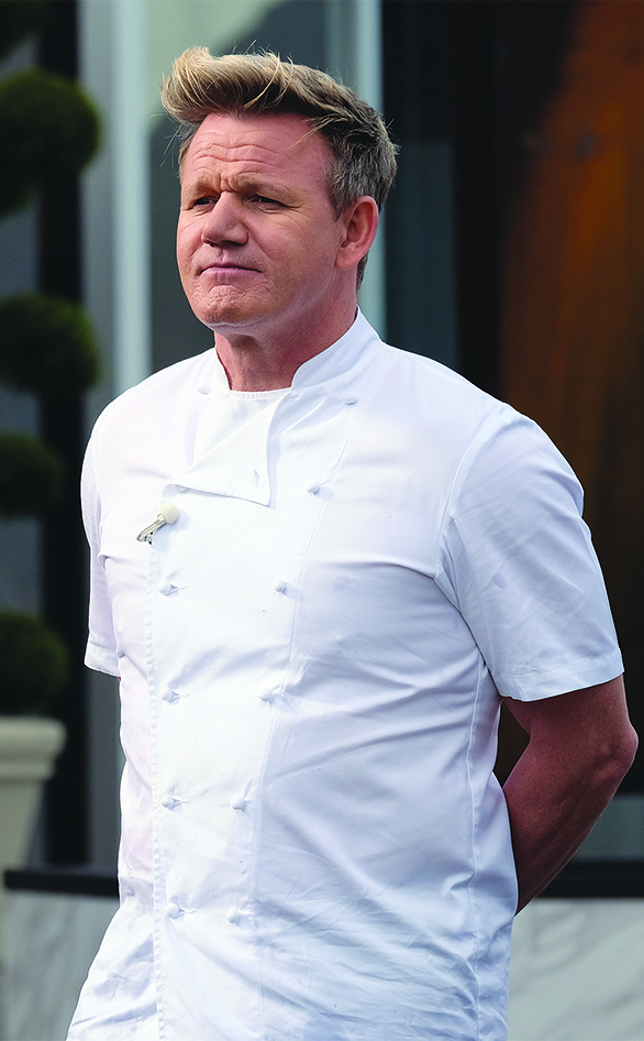 Chef Gordon Ramsay in "Hell's Kitchen"