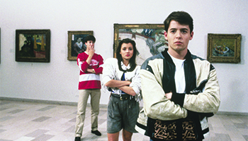 Alan Ruck, Mia Sara and Matthew Broderick star in "Ferris Bueller's Day Off"