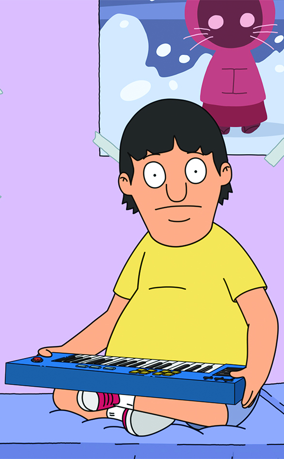 Gene from "Bob's Burgers"