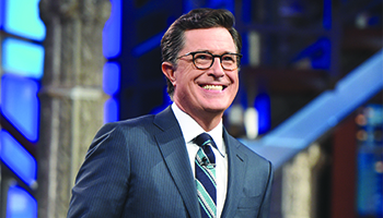 Stephen Colbert hosts "The Late Show With Stephen Colbert"