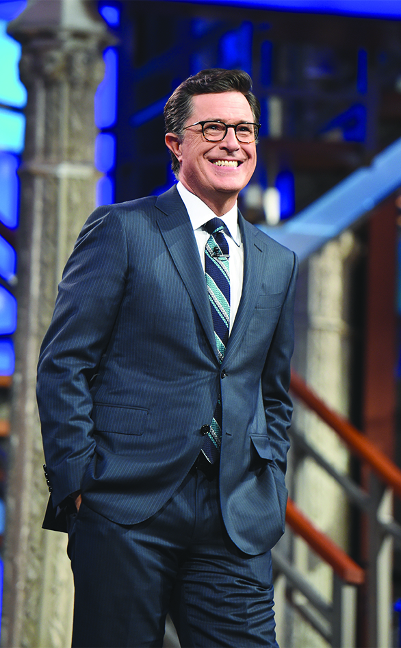 Stephen Colbert hosts "The Late Show With Stephen Colbert"