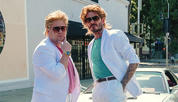 James Corden and David Beckham on "The Late Late Show With James Corden"