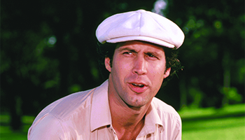 Chevy Chase in "Caddyshack"