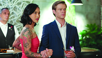 Levy Tran and Lucas Till in "MacGyver"