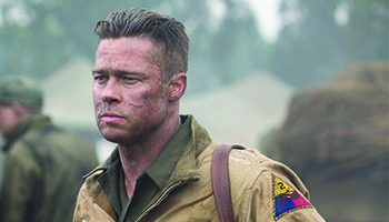 Brad Pitt in "Fury"