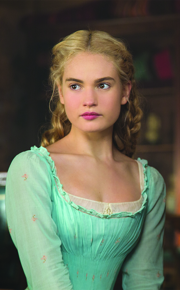 Lily James in "Cinderella"