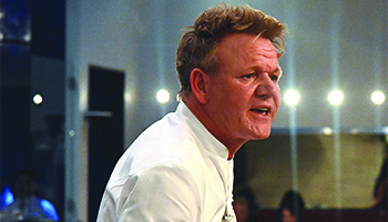 Gordon Ramsay in "Hell's Kitchen"