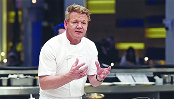 Gordon Ramsay hosts "Hell's Kitchen"