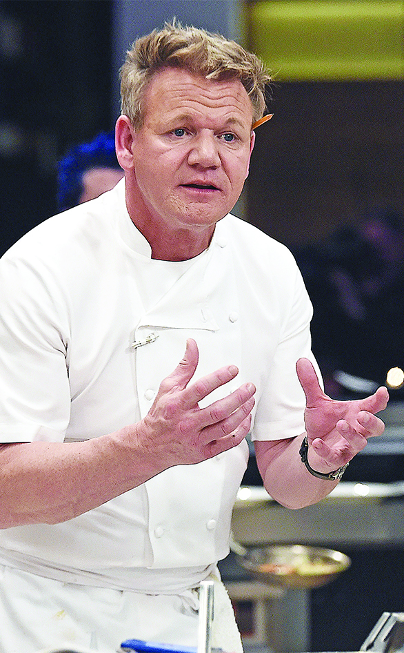 Gordon Ramsay hosts "Hell's Kitchen"